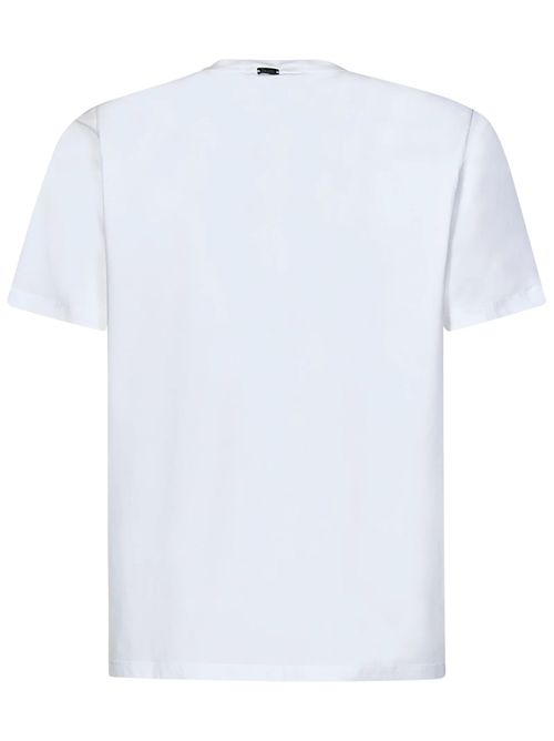 T-shirt in cotone stretch bianco Herno | JG000174U 520031000